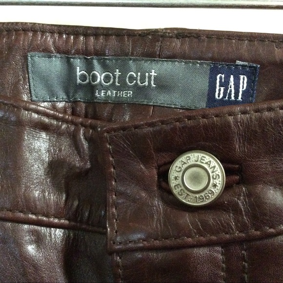 Gorgeous Gap smooth leather pants - Picture 3 of 9